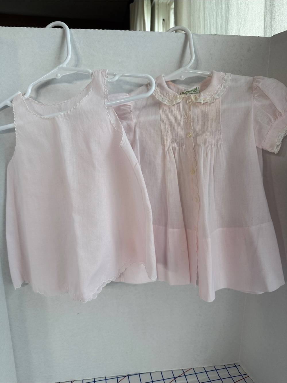 Vintage Fetterman Bros Hand Made Heirloom Dress & Slip Cutter Sewing Lot
